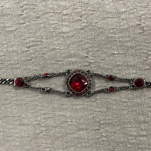 Rare Givenchy Crystal Gothic Style Bracelet